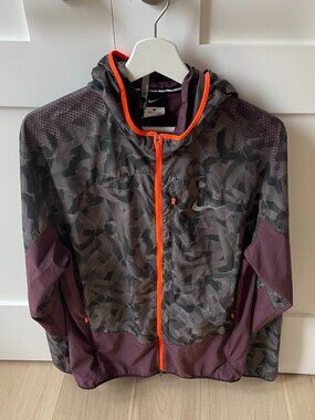 Nike purple running jacket size M